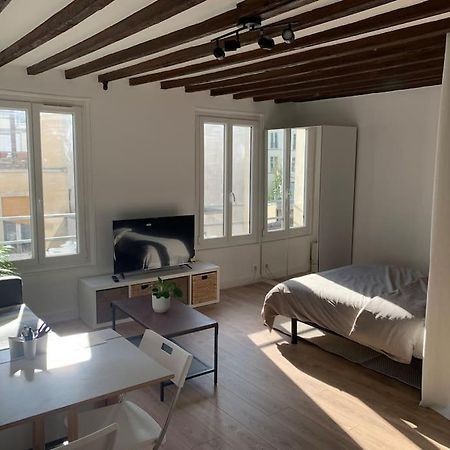 Studio Lumineux, Refait A Neuf, Metro Jourdain Париж Екстер'єр фото